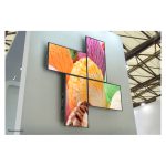 Soporte de pared Neomounts para videowall, compatible con pantallas de 32 a 75 pulgadas, capaz de soportar hasta 70 kg, SKU LED-VW2000BLACK