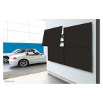 Soporte de pared Neomounts para videowall, compatible con pantallas de 32 a 75 pulgadas, capaz de soportar hasta 70 kg, SKU LED-VW2000BLACK