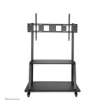 Carro para TV Neomounts NS-M4000BLACK, compatible con televisores de 60 a 105 pulgadas, color negro, SKU NS-M4000BLACK