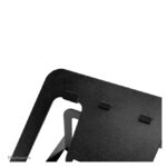 Imagen del soporte para portátil Neomounts NSLS085BLACK, plegable, compacto y universal, compatible con laptops de 10 a 17 pulgadas, SKU NSLS085BLACK