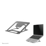 Neomounts NSLS085GREY, soporte plegable para portátil, compatible con laptops de 10 a 17 pulgadas, SKU NSLS085GREY