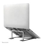 Neomounts NSLS085GREY, soporte plegable para portátil, compatible con laptops de 10 a 17 pulgadas, SKU NSLS085GREY