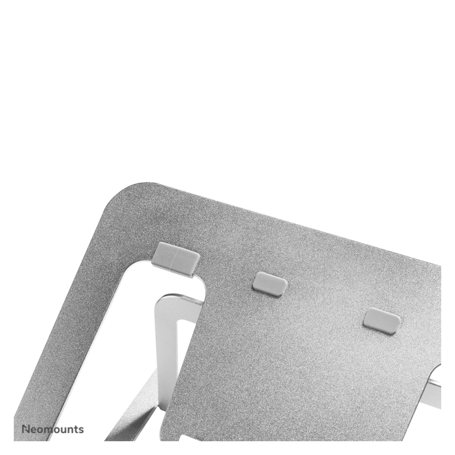 Neomounts NSLS085SILVER Soporte para portátil 10-17″ - plegable - compacto - universal 5 Uso del soporte portátil Neomounts NSLS085SILVER