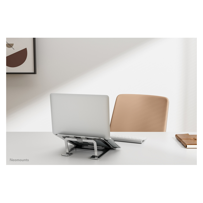 Neomounts NSLS085SILVER Soporte para portátil 10-17″ - plegable - compacto - universal 6 Características del soporte portátil Neomounts NSLS085SILVER