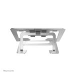 Neomounts soporte plegable y compacto para portátiles de 10 a 17 pulgadas, SKU NSLS085SILVER, ideal para ahorrar espacio y mejorar la ergonomía