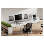 Neomounts NSMONITOR20 soporte elevador ajustable para monitor o portátil con altura ajustable y diseño universal
