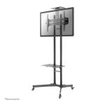 Carro para TV de 32 a 70 pulgadas Neomounts, modelo PLASMA-M1700E, con ajuste de altura y ruedas para movilidad.