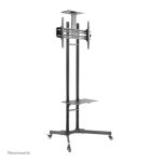 Carro para TV de 32 a 70 pulgadas Neomounts, modelo PLASMA-M1700E, con ajuste de altura y ruedas para movilidad.