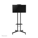 Carro para TV de 32 a 70 pulgadas Neomounts, modelo PLASMA-M1700E, con ajuste de altura y ruedas para movilidad.