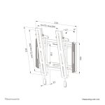 Neomounts Soporte de pared para TV de 24 a 65 pulgadas, inclinable con fácil montaje, SKU WL35-550BL12