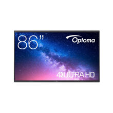 Optoma 5863RK pizarra blanca interactiva de 86 pulgadas con resolución 3840 x 2160 pixeles y pantalla táctil, SKU H1F0C0PBW101