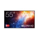 Pantalla plana Optoma N3551K para señalización digital, tamaño de 55 pulgadas, tecnología LED, resolución 4K Ultra HD, brillo de 450 cd/m², color negro, sistema operativo Android 11, SKU H1F2C0MBW101