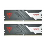 Imagen del módulo de memoria Patriot Memory Viper Venom de 32 GB con 2 x 16 GB DDR5 ECC, SKU PVV532G600C36K. Ideal para sistemas que requieren alta velocidad y rendimiento.