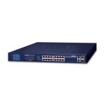 PLANET FGSW-1822VHP switch no administrado Fast Ethernet 10/100 PoE con diseño 1U en color azul