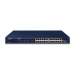 PLANET FGSW-2511P switch no administrado Fast Ethernet 10/100 con energía sobre Ethernet PoE, tamaño 1U, color azul