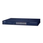 Switch de red no administrado PLANET FNSW-1601, 16 puertos Fast Ethernet (10/100 Mbps), 1U, color azul
