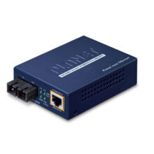 Convertidor de Medio PLANET FTP-802 de 100 Mbit/s, 1310 nm, Multimodo color Azul
