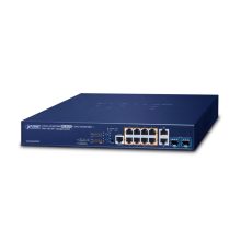 PLANET GS-5220-8UP2T2X, switch gestionado L3 Gigabit Ethernet (10/100/1000) con Energía sobre Ethernet (PoE), montable en rack 1U, color azul.