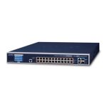PLANET GS-6320-24UP2T2XV, switch gestionado L3 Gigabit Ethernet, PoE, 1.25U, azul, SKU GS-6320-24UP2T2XV