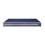 Switch gestionado L3 PLANET GS-6320-46S2C4XR con 46 puertos Gigabit Ethernet y diseño en 1U, color azul