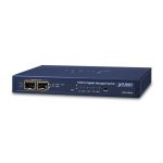 Switch gestionado PLANET GSD-1002M L2/L4 Gigabit Ethernet con soporte PoE, color azul y 10/100/1000 Mbps