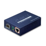 Convertidor de medio PLANET GTP-805A azul con velocidad de 1000 Mbit/s