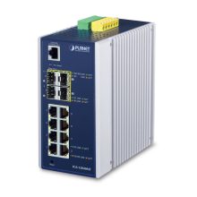 PLANET IGS-12040MT switch gestionado L2+ Gigabit Ethernet 10/100/1000, azul y blanco, SKU IGS-12040MT