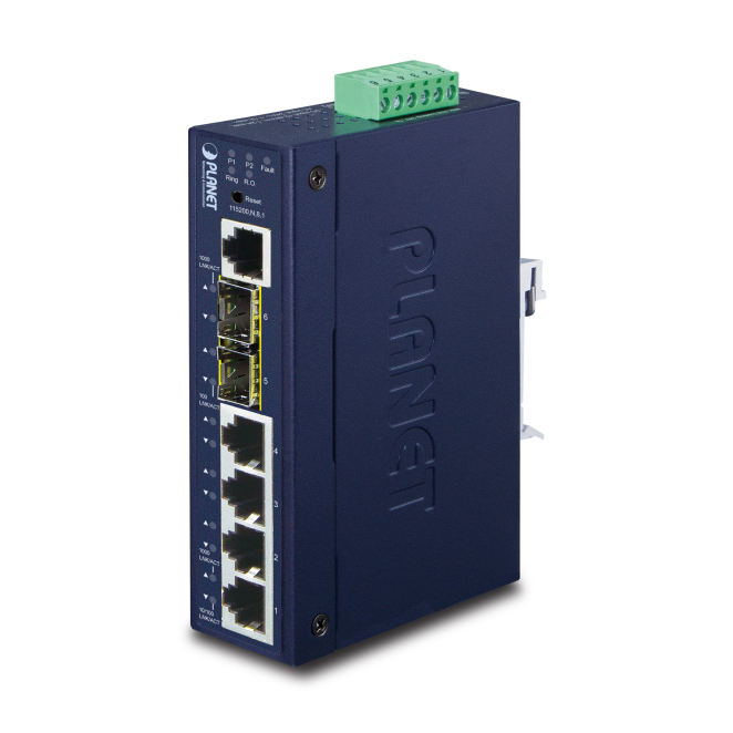 PLANET IGS-5225-4T2S switch Gestionado L2+ Gigabit Ethernet (10/100/1000) Azul 1 PLANET IGS-5225-4T2S switch gestionado L2+ Gigabit Ethernet azul