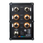 PLANET IGS-604HPT-M12, switch Gestionado L2+ con Energía sobre Ethernet, color negro, con 4 puertos PoE