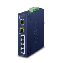 Switch PLANET IGS-620TF No administrado Gigabit Ethernet (10/100/1000) en color azul, SKU: IGS-620TF