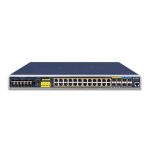 PLANET IGS-6325-24P4X switch gestionado L3 con 24 puertos Gigabit Ethernet PoE y 4 puertos 10G SFP+, SKU IGS-6325-24P4X
