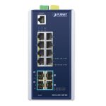 Switch PLANET IGS-6325-8T4X Gestionado L3 Gigabit Ethernet (10/100/1000), color azul y gris