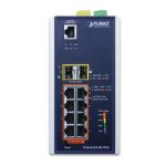 PLANET IGS-6325-8UP2S switch gestionado L3 Gigabit Ethernet 10/100/1000, energía sobre Ethernet PoE, aluminio negro, SKU IGS-6325-8UP2S.