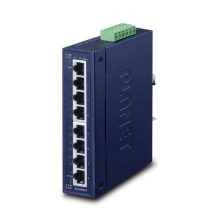 Switch No administrado L2 Gigabit Ethernet PLANET IGS-801T, azul, ideal para redes de alta velocidad