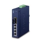 Switch No Administrado L2 Fast Ethernet PLANET ISW-511TS15 color azul, 10/100 Mbps.