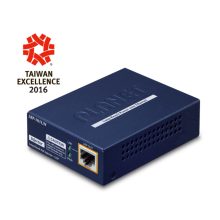 Switch PoE PLANET LRP-101UH en color azul, ideal para energía sobre Ethernet con alta eficiencia y SKU LRP-101UH