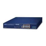 Switch PLANET L3 Gestionado 4-Port 10/100/1000T con Ethernet 2.5G PoE, SKU MGS-6320-8HP2X