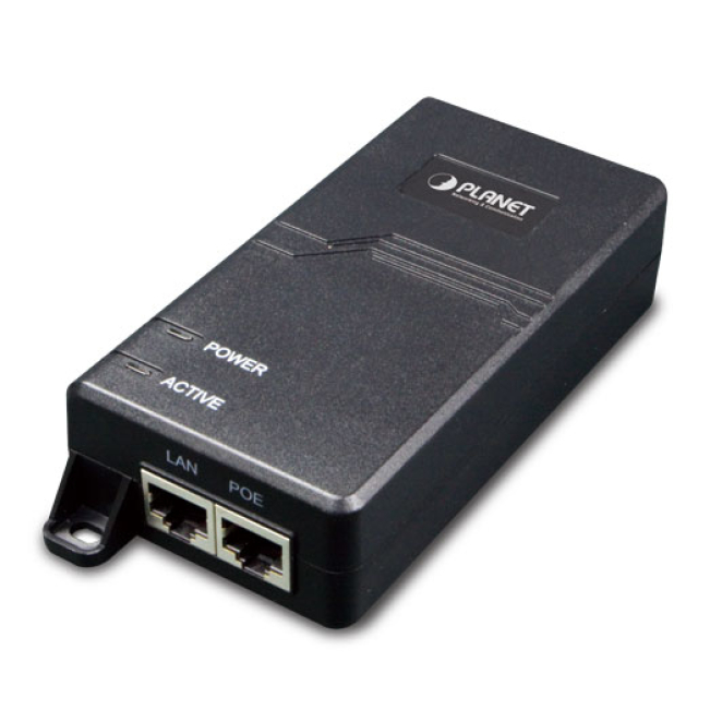 PLANET Switch Gigabit Ethernet con PoE y diseño en negro Imagen del PLANET POE-172, un switch Gigabit Ethernet (10/100/1000) con Energía sobre Ethernet (PoE) en color negro, SKU: POE-172