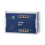 Switch gestionado PLANET modelo IP30 con PoE, 4 puertos Gigabit Ethernet y compatibilidad IPv6/IPv4, SKU WGS-4215-8HP2S.