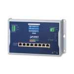 Switch gestionado PLANET IP30 con capacidad IPv6/IPv4, 8 puertos, funciones L2/L2+ y PoE. SKU: WGS-5225-8UP2SV