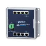 Switch no administrado PLANET WGS-803 de nivel 2 con puertos Gigabit Ethernet 10/100/1000 en color negro. SKU: WGS-803