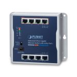 PLANET P30 switch industrial de 8 puertos no administrado con energía sobre Ethernet, azul y gris, SKU WGS-814HP