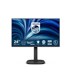 Philips 3000 series pantalla para PC de 23.8 pulgadas, resolución 1920 x 1080 Pixeles, Full HD LCD, color negro, SKU 24B2U3301/00