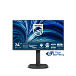 Pantalla Philips 3000 series de 24.1 pulgadas, resolución 1920 x 1200 Pixeles WUXGA, color negro. SKU: 24B2U3301D/00