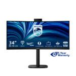 Monitor Philips 3000 series 34B2U3600CH/00 para PC de 34 pulgadas, 3440 x 1440 píxeles, Wide Quad HD, color negro