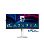 Pantalla para PC Philips 5000 series 34B2U5600C/00 de 86,4 cm (34 pulgadas) con resolución 3440 x 1440 pixeles Dual QHD LCD en color gris