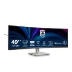 Pantalla para PC Philips 5000 series, tamaño 124 cm (48.8 pulgadas), resolución 5120 x 1440 píxeles, Dual QHD LCD, color negro, SKU 49B2U5900C/00