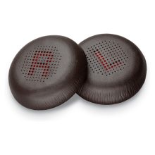 Almohadillas para auriculares HP Poly Blackwire 7225 de cuero sintético marrón oscuro, SKU 85S17AA, paquete de 2 unidades