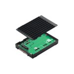 QNAP QDA-UMP4 caja externa para unidad de estado sólido SSD de 2.5 pulgadas en color negro