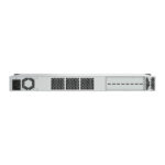 Imagen del switch gestionado QNAP QGD-1600 con puertos Gigabit Ethernet en formato 1U, color negro y gris, SKU QGD-1600-4G.